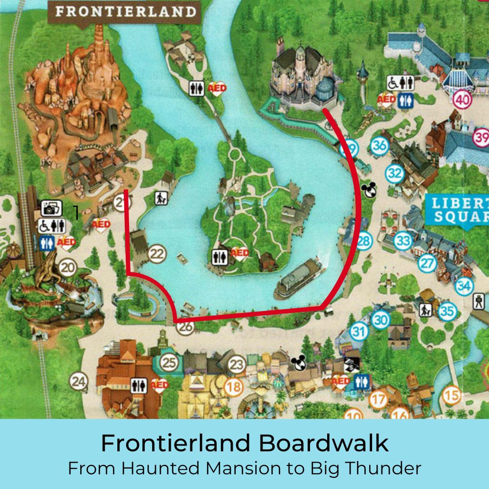 Frontierland Boardwalk